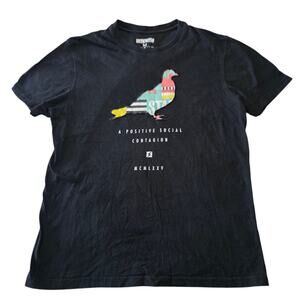 Staple Pigeon Graphic T Shirt Mens M Black Streetwear Logo Tee NYC